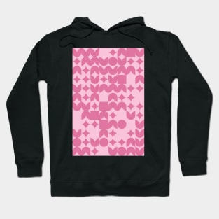 Valentines Day Geometric Pattern - Flowers #6 Hoodie